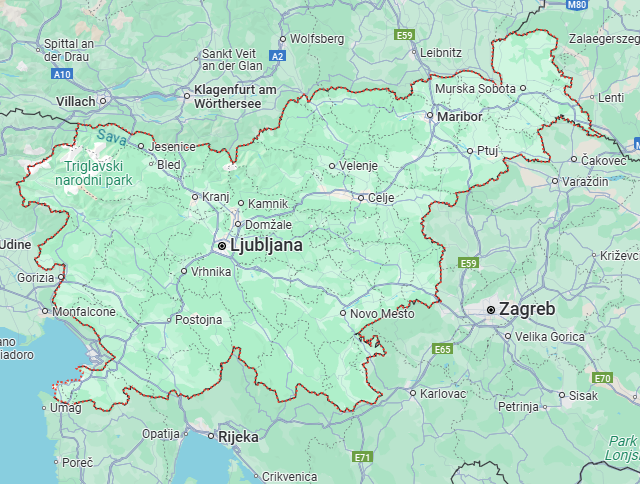 Вантажні перевезення бусом Словенія - Житомир