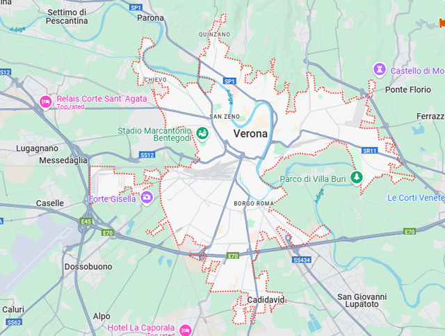 Грузовые перевозки бусом Верона - Украина