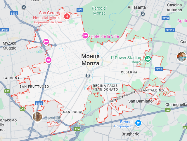 Вантажні перевезення бусом Монца - Україна