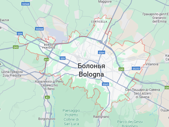 Грузовые перевозки бусом Болонья - Украина