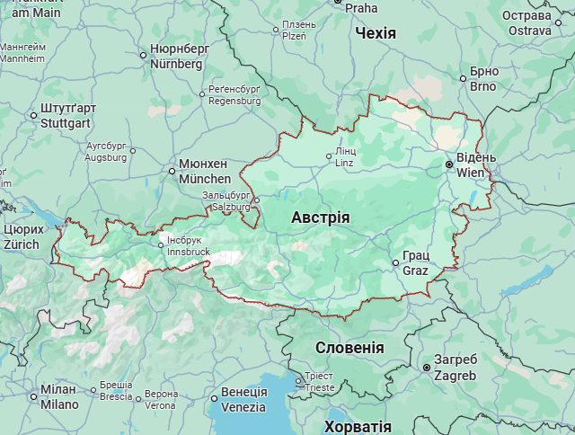 Грузовые перевозки бусом Австрия - Украина