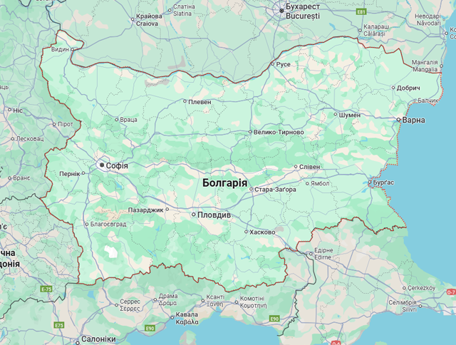 Грузовые перевозки бусом Болгария - Украина