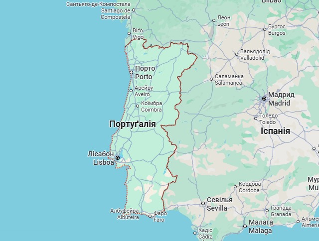 Грузовые перевозки бусом Португалия - Украина