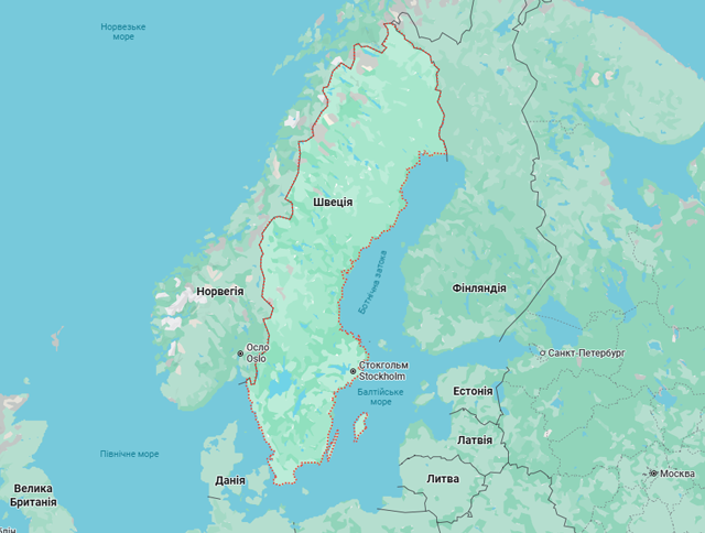 Грузовые перевозки бусом Швеция - Украина