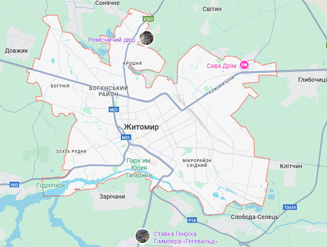 Грузовые перевозки бусом Житомир - Италия