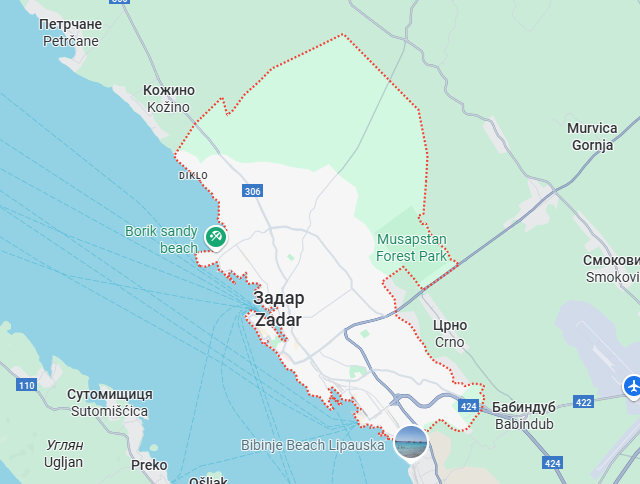 Вантажні перевезення бусом Задар - Україна