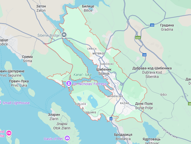 Грузовые перевозки бусом Шибеник - Украина