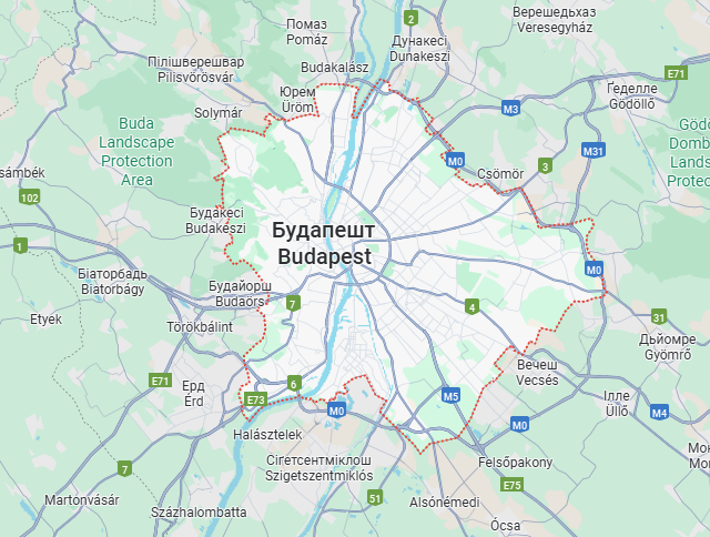 Грузовые перевозки бусом Будапешт - Украина