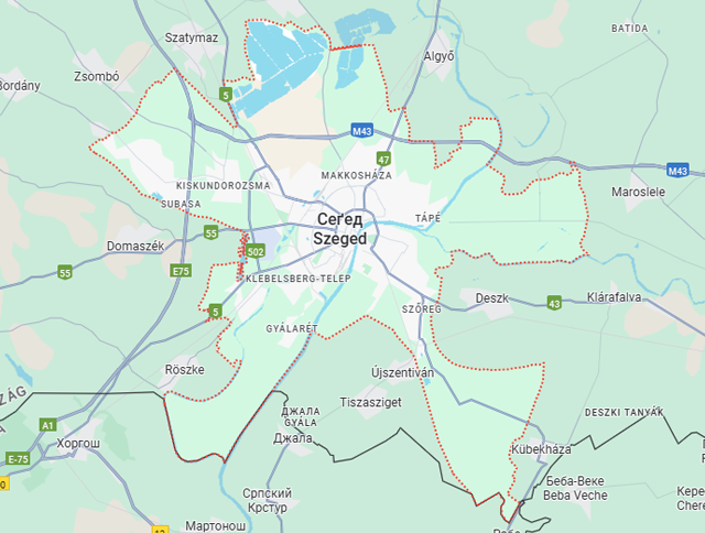 Грузовые перевозки бусом Сегед - Украина