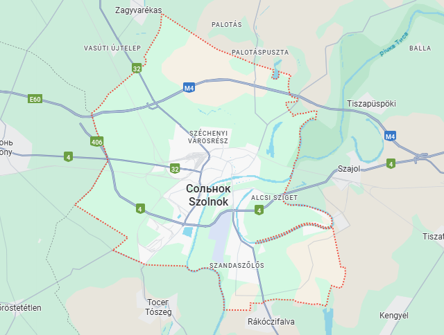 Вантажні перевезення бусом Сольнок - Україна